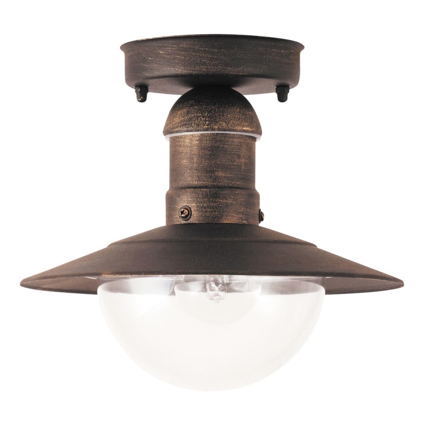Brilagi - Zunanja stropna svetilka MOLDE 1xE27/60W IP44 bronasta/patina