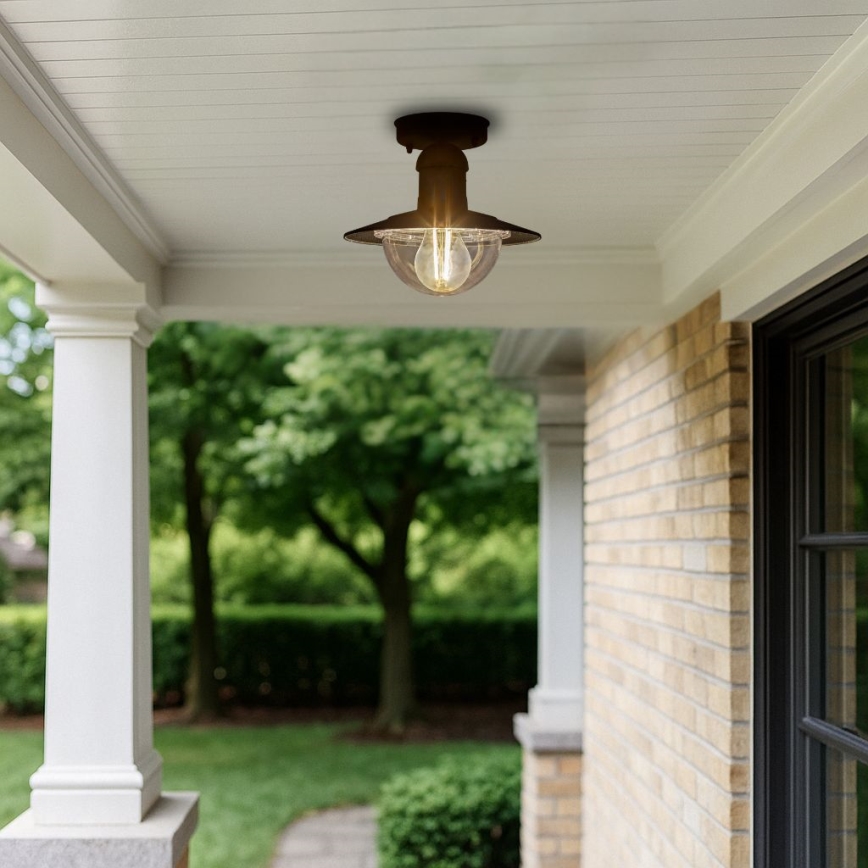 Brilagi - Zunanja stropna svetilka MOLDE 1xE27/60W IP44 črna