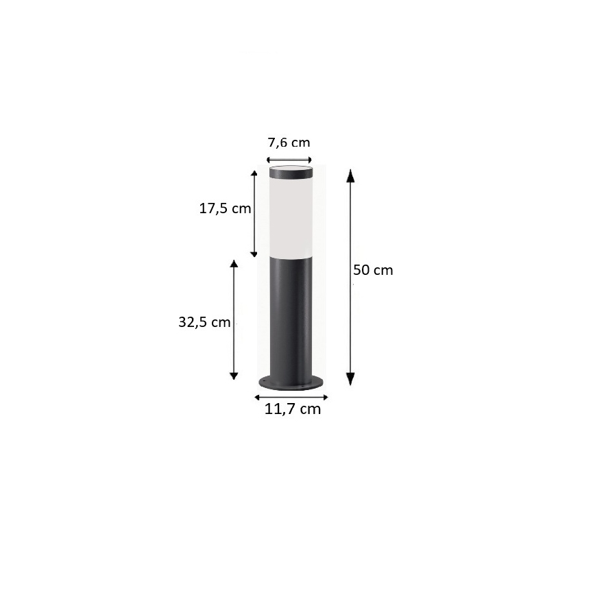 BRILAGI - Zunanja svetilka ELIA 1xE27/20W/230V IP44 50 cm antracit