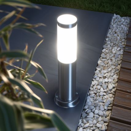 Brilagi - Zunanja svetilka NOVA 1xE27/15W/230V 40 cm IP44 matni krom