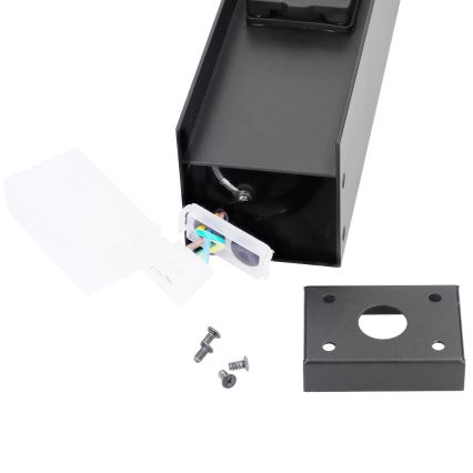 Brilagi - Zunanja svetilka s 2 SCHUKO vtičnicama 1xG9/11W/230V IP44 črna