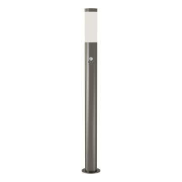 Brilagi - Zunanja svetilka s senzorjem gibanja ELIA 1xE27/20W/230V IP44 100 cm matni krom