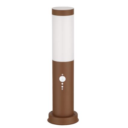 Brilagi - Zunanja svetilka s senzorjem NOVA 1xE27/15W/230V 40 cm IP44 rjava
