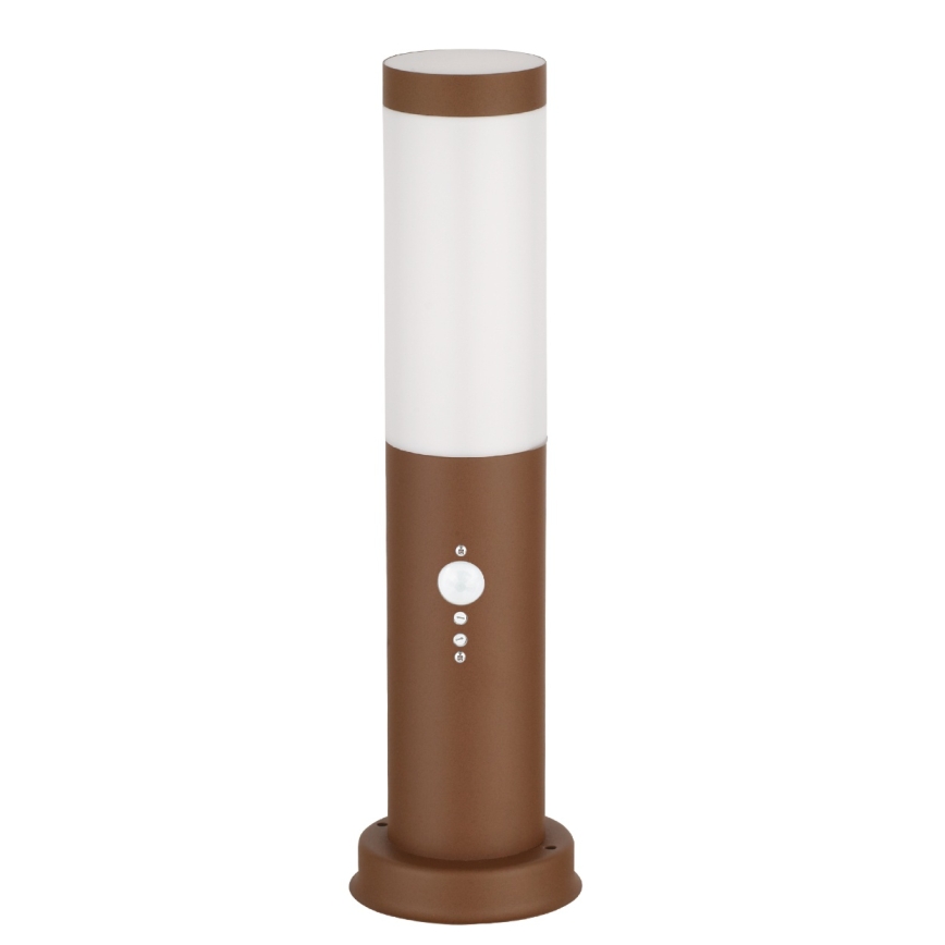 Brilagi - Zunanja svetilka s senzorjem NOVA 1xE27/15W/230V 40 cm IP44 rjava
