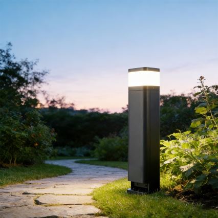 Brilagi - Zunanja svetilka z dvema vtičnicama SCHUKO PILLAR 1xG9/11W/230V IP44 antracit