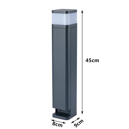 Brilagi - Zunanja svetilka z dvema vtičnicama SCHUKO PILLAR 1xG9/11W/230V IP44 antracit