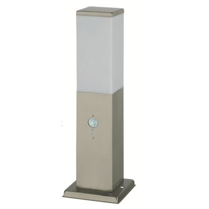 Brilagi - Zunanja svetilka z senzorjem NOVA 1xE27/15W/230V 40 cm IP44 matni krom