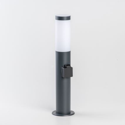 BRILAGI - Zunanja svetilka z vtičnico ELIA 1xE27/20W/230V IP44 50 cm antracitna