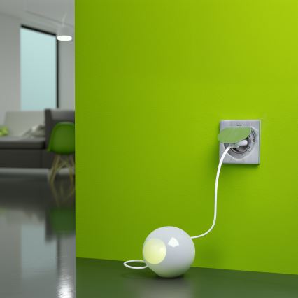 Brilagi - Zunanja vgradna talna vtičnica IP55 mat krom kvadrat