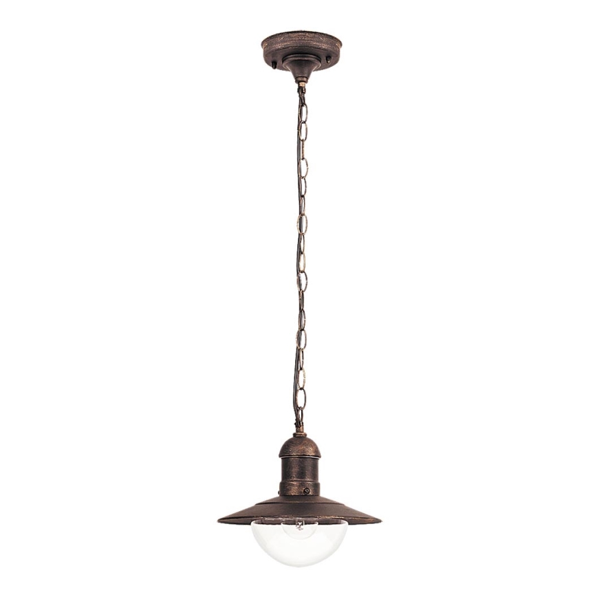 Brilagi - Zunanja viseča svetilka MOLDE 1xE27/60W IP44 bronza/patina