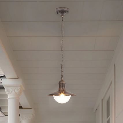 Brilagi - Zunanja viseča svetilka MOLDE 1xE27/60W IP44 bronza/patina