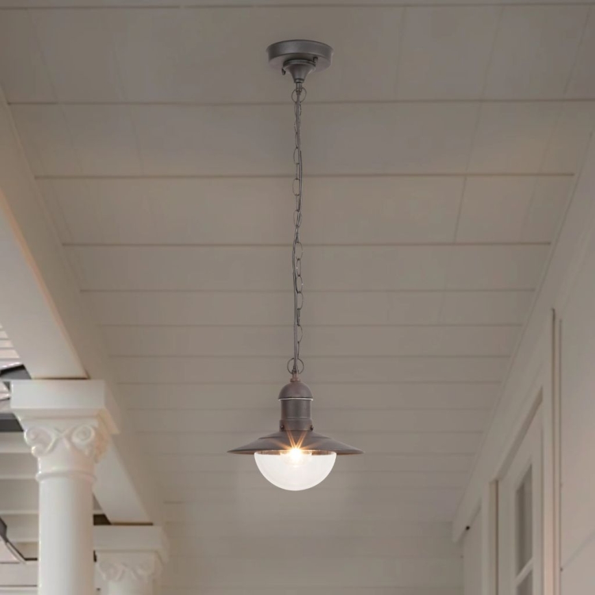 Brilagi - Zunanja viseča svetilka MOLDE 1xE27/60W IP44 črna