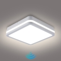Brilagi - Zunanje LED svetilo s senzorjem BENE LED/18W/230V 22x22 cm belo IP54