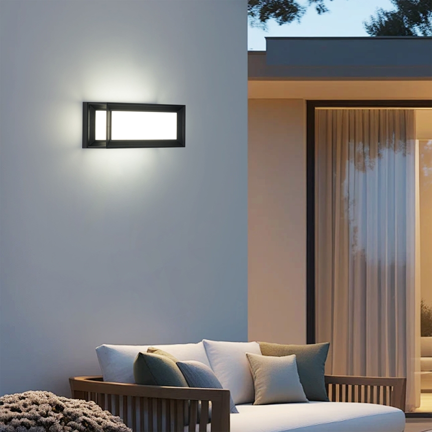 Brilagi - zunanje stensko LED svetilo PARKER LED/12W/230V črno IP44