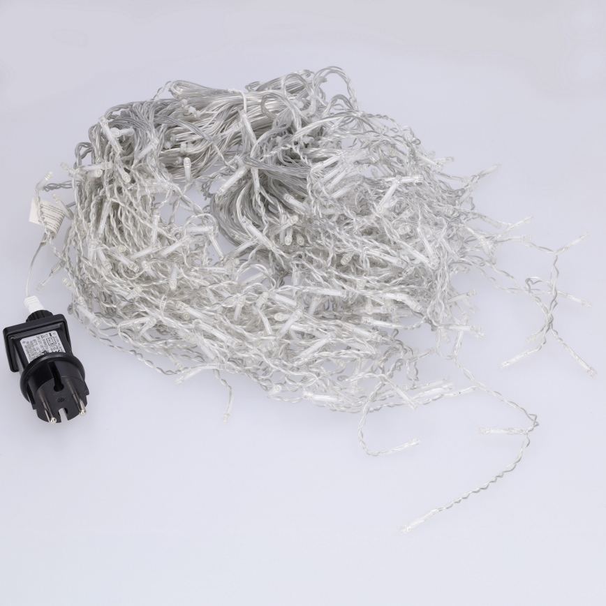 Brilagi - Zunanji LED niz 400xLED/8 funkcij 23m IP44 hladna bela