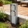 Brilagi - Zunanji steber z vtičnicama PILLAR, 2× SCHUKO, 230 V, IP44, srebrn