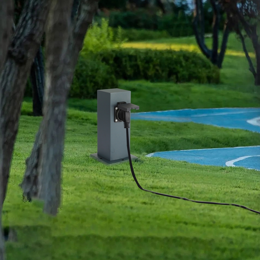 Brilagi - Zunanji stebriček z vtičnicami PILLAR 1Z SCHUKO 230V IP44 antracit