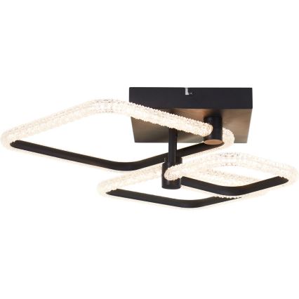 Brilliant - LED Dimmerable Stropna Svetilka AYDIN LED/30W/230V 3000-6500K Črna + Daljinski Upravljalnik