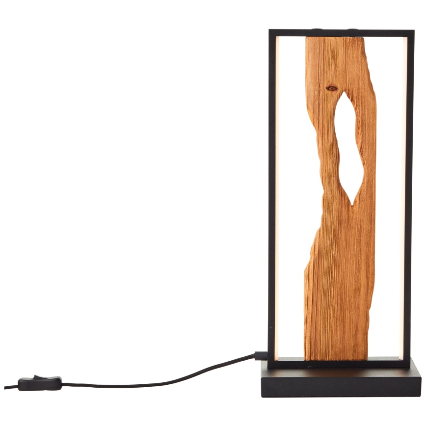 Brilliant - LED namizna svetilka CHAUMONT LED/10W/230V iz borovice
