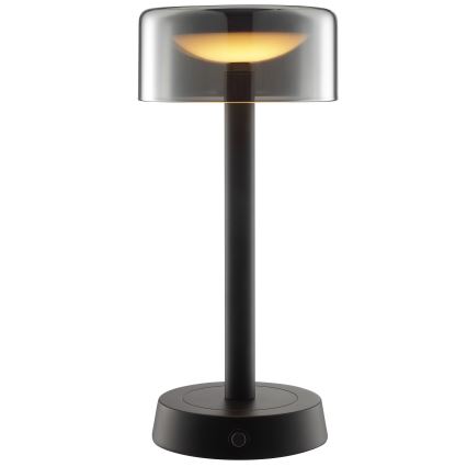 Brilliant - zatemnjiva polnilna LED namizna svetilka na dotik za zunanjo uporabo RAZOR LED/2,5W/5V 2700K 2600 mAh IP44 črna