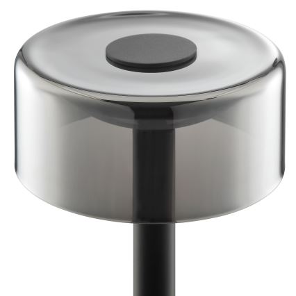 Brilliant - zatemnjiva polnilna LED namizna svetilka na dotik za zunanjo uporabo RAZOR LED/2,5W/5V 2700K 2600 mAh IP44 črna