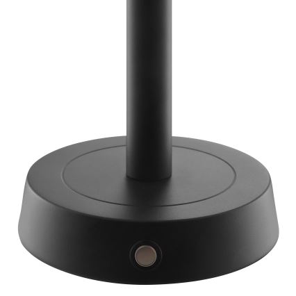 Brilliant - zatemnjiva polnilna LED namizna svetilka na dotik za zunanjo uporabo RAZOR LED/2,5W/5V 2700K 2600 mAh IP44 črna