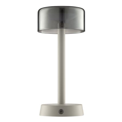 Brilliant - LED zatemnjiva polnilna namizna zunanja svetilka na dotik RAZOR LED/2,5W/5V 2700K 2600 mAh IP44 siva