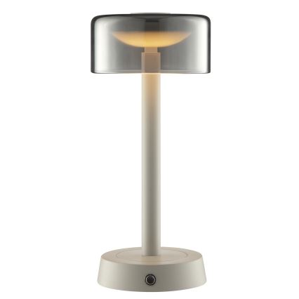Brilliant - LED zatemnjiva polnilna namizna zunanja svetilka na dotik RAZOR LED/2,5W/5V 2700K 2600 mAh IP44 siva