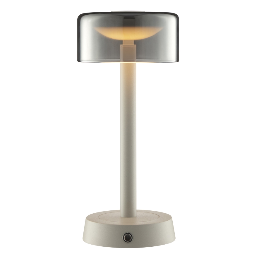 Brilliant - LED zatemnjiva polnilna namizna zunanja svetilka na dotik RAZOR LED/2,5W/5V 2700K 2600 mAh IP44 siva