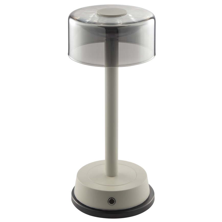 Brilliant - LED zatemnjiva polnilna namizna zunanja svetilka na dotik RAZOR LED/2,5W/5V 2700K 2600 mAh IP44 siva