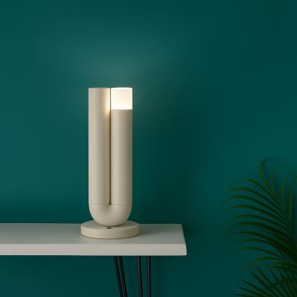 Brilliant - LED zatemnjiva polnilna zunanja namizna svetilka z upravljanjem na dotik SAYU LED/2,5W/5V 2700K 2600 mAh IP44 siva