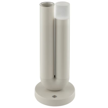 Brilliant - LED zatemnjiva polnilna zunanja namizna svetilka z upravljanjem na dotik SAYU LED/2,5W/5V 2700K 2600 mAh IP44 siva