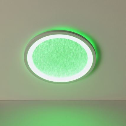 Brilliant - LED RGBW Zatemnitvena stropna svetilka TANIDA LED/22W/230V 3000-6500K+ Daljinski upravljalnik