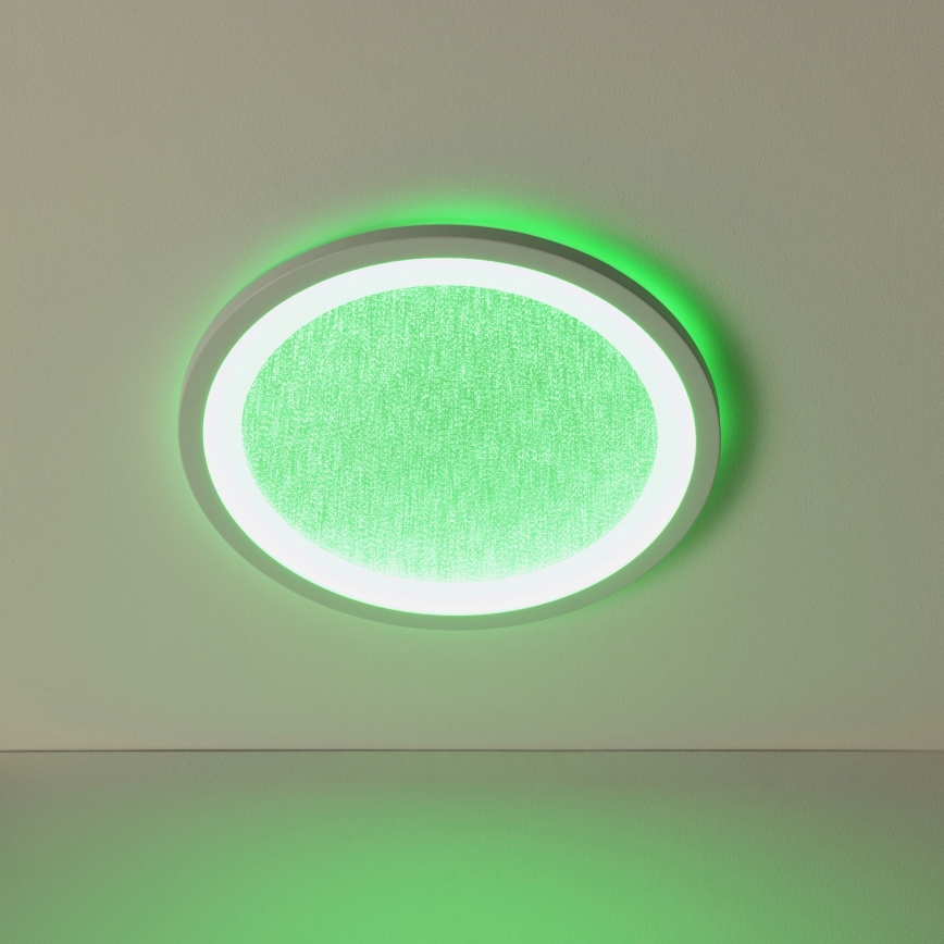 Brilliant - LED RGBW Zatemnitvena stropna svetilka TANIDA LED/22W/230V 3000-6500K+ Daljinski upravljalnik