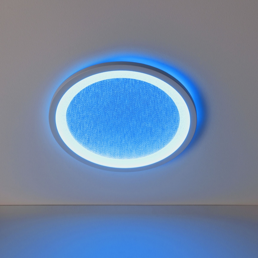 Brilliant - LED RGBW Zatemnitvena stropna svetilka TANIDA LED/22W/230V 3000-6500K+ Daljinski upravljalnik