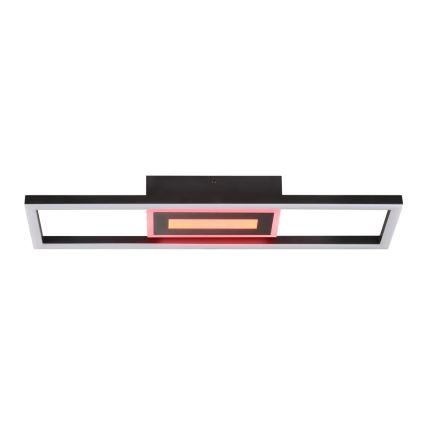 Brilliant - LED RGBW zatemnjujoča stropna svetilka BESSON LED/20W/230V 3000–6500K črna + daljinski upravljalnik