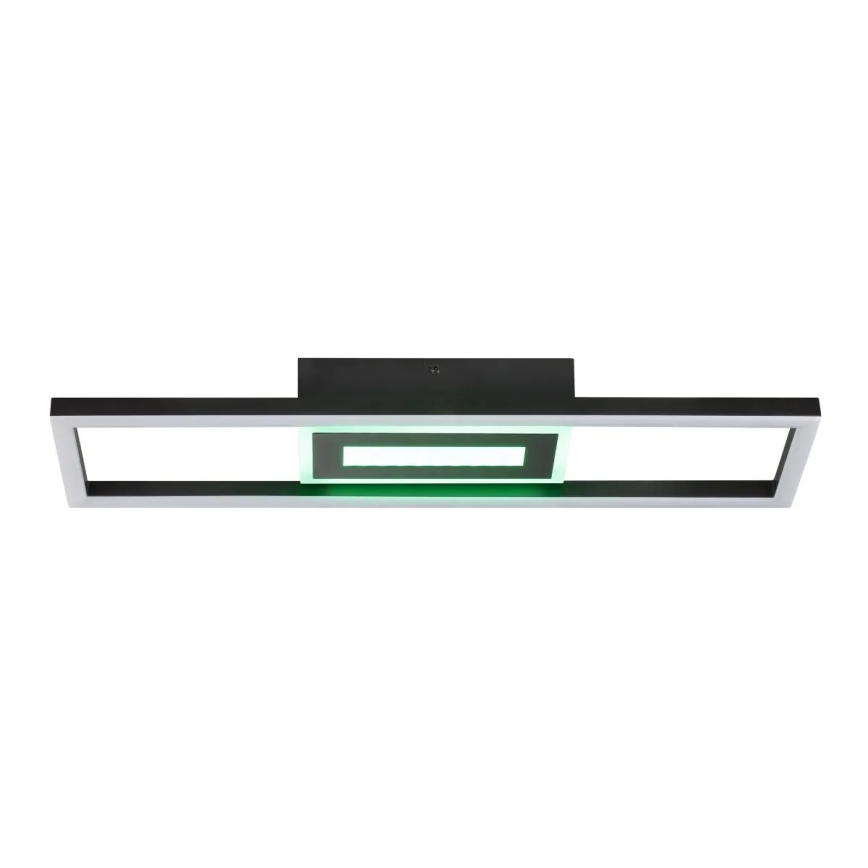 Brilliant - LED RGBW zatemnjujoča stropna svetilka BESSON LED/20W/230V 3000–6500K črna + daljinski upravljalnik