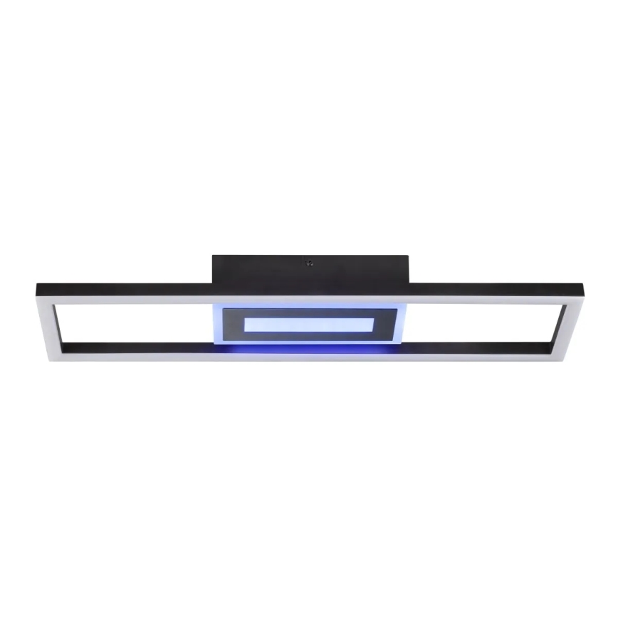 Brilliant - LED RGBW zatemnjujoča stropna svetilka BESSON LED/20W/230V 3000–6500K črna + daljinski upravljalnik