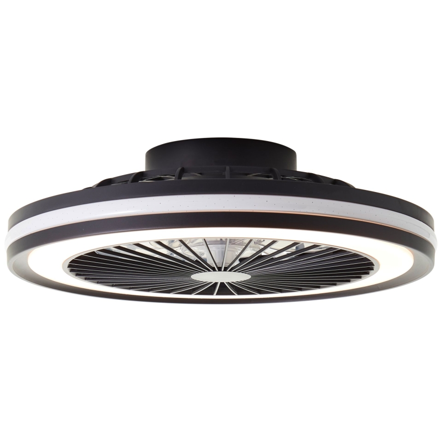 Brilliant - LED RGBW zatemnjevalno stropno svetilo z ventilatorjem PALMERO LED/40W/230V 2700-6500K premer 46,6 cm bež + daljinski upravljalnik