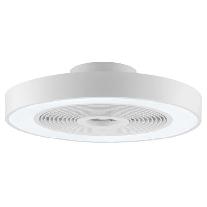 Brilliant - LED RGBW zatemnjevalna stropna svetilka z ventilatorjem CATANIA LED/37W/230V 2700-6500K, premer 48,6 cm, bela + daljinski upravljalnik