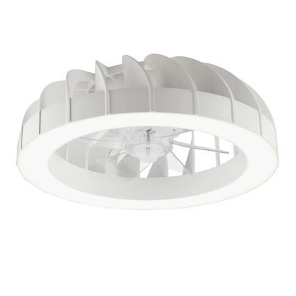 Brilliant - LED RGBW Zatemnitveni stropni ventilator s svetilko FANORA LED/30W/230V 2700-6500K pr. 46 cm bela + Daljinski upravljalnik