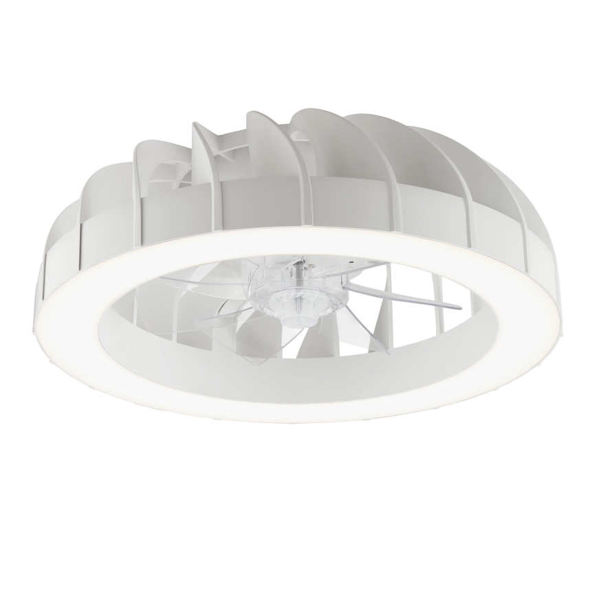 Brilliant - LED RGBW Zatemnitveni stropni ventilator s svetilko FANORA LED/30W/230V 2700-6500K pr. 46 cm bela + Daljinski upravljalnik
