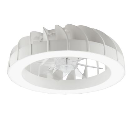 Brilliant - LED RGBW Zatemnitveni stropni ventilator s svetilko FANORA LED/30W/230V 2700-6500K pr. 46 cm bela + Daljinski upravljalnik