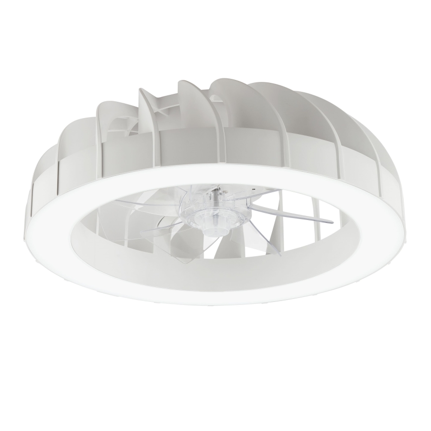 Brilliant - LED RGBW Zatemnitveni stropni ventilator s svetilko FANORA LED/30W/230V 2700-6500K pr. 46 cm bela + Daljinski upravljalnik