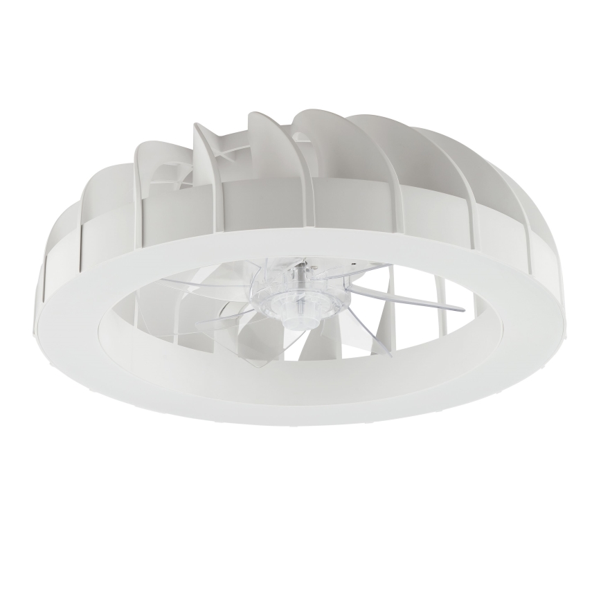 Brilliant - LED RGBW Zatemnitveni stropni ventilator s svetilko FANORA LED/30W/230V 2700-6500K pr. 46 cm bela + Daljinski upravljalnik