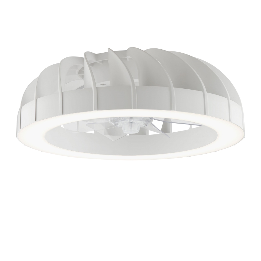 Brilliant - LED RGBW Zatemnitveni stropni ventilator s svetilko FANORA LED/30W/230V 2700-6500K pr. 46 cm bela + Daljinski upravljalnik