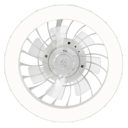 Brilliant - LED RGBW Zatemnitveni stropni ventilator s svetilko FANORA LED/30W/230V 2700-6500K pr. 46 cm bela + Daljinski upravljalnik