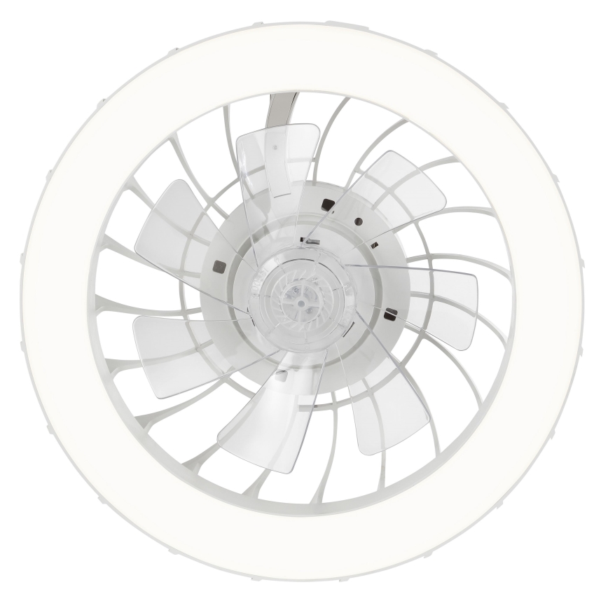 Brilliant - LED RGBW Zatemnitveni stropni ventilator s svetilko FANORA LED/30W/230V 2700-6500K pr. 46 cm bela + Daljinski upravljalnik