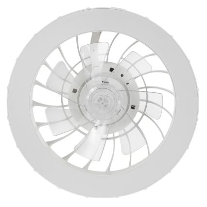 Brilliant - LED RGBW Zatemnitveni stropni ventilator s svetilko FANORA LED/30W/230V 2700-6500K pr. 46 cm bela + Daljinski upravljalnik