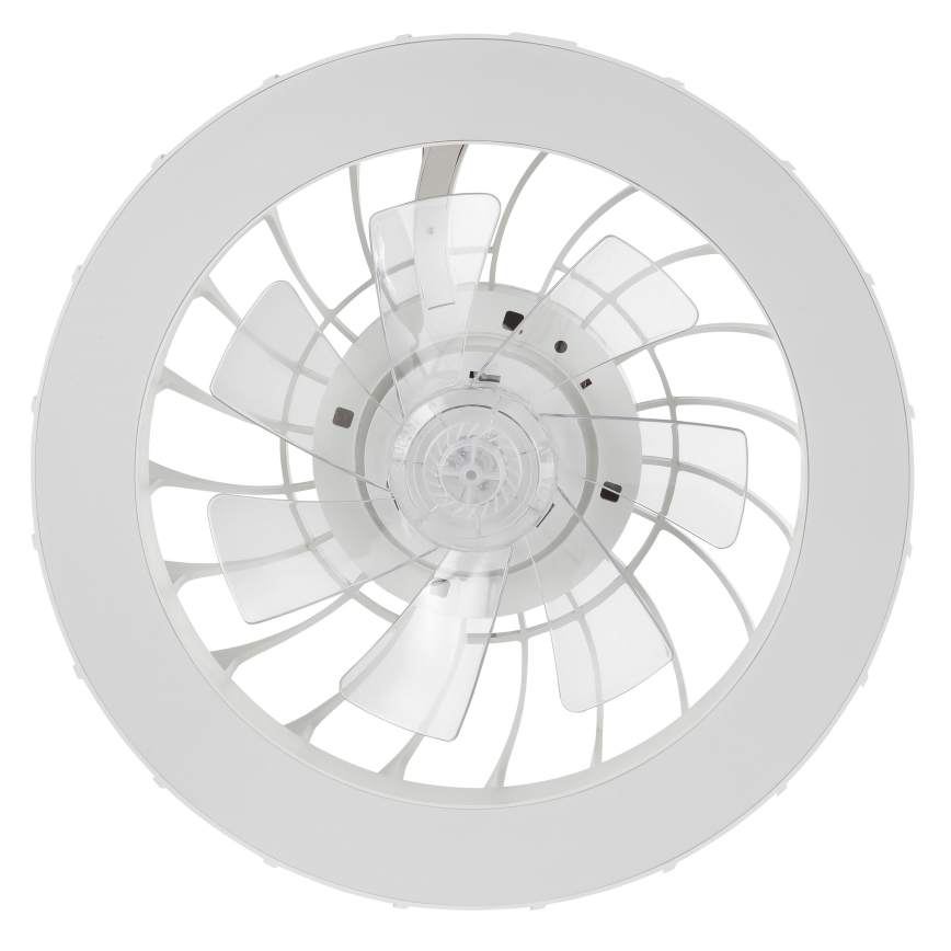 Brilliant - LED RGBW Zatemnitveni stropni ventilator s svetilko FANORA LED/30W/230V 2700-6500K pr. 46 cm bela + Daljinski upravljalnik